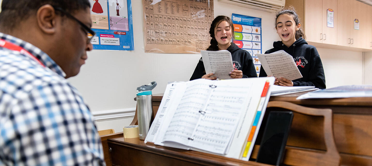 Music Class at Christ Episcopal School in Maryland